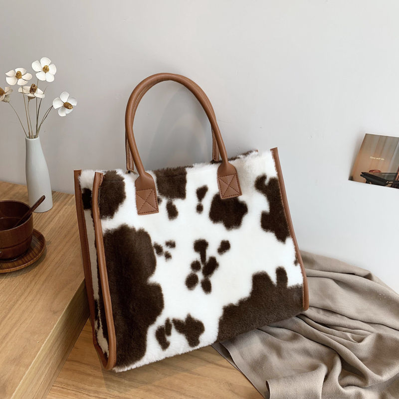 Wholesale Bag Women's Large Capacity All-match Fashionable Plush Shoulder Bag
