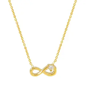 Golden-Infinite Loop Necklace