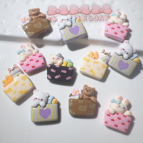 Wholesale Resin accessories diy accessories handmade material shoelace buckle hat mobile phone