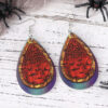 Wholesale Halloween Gothic Leather Earrings