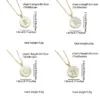 Wholesale Copper 18K Gold Plated Simple Style Classic Style Inlay Letter Letter Shell Zircon Pendant Necklace