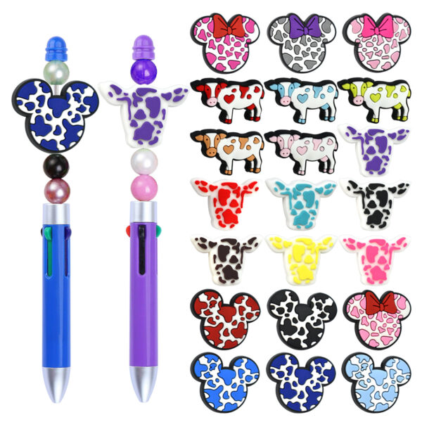 Wholesale Colorful cow beads