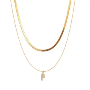 P / Flat Chain 40cm Snake Chain 44cm Extension Chain 5cm Non-Detachable