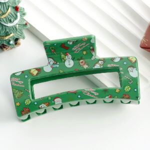 8.5 Cube-Christmas Snowman Green