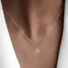 Wholesale PVD Coated Real Gold Plated Cross 201 Stainless Steel 304 Stainless Steel Copper Simple Style Classic Style Waterproof Non Tarnish 201 Stainless Steel Pendant Necklace