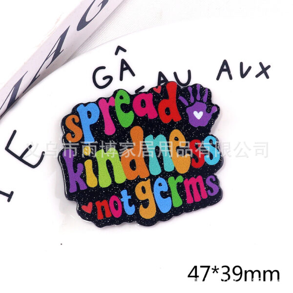 Wholesale New Cartoon Powder Medical Nurse Letter Rainbow Bag Jewelry Acrylic Moe DIY Patch Accessories