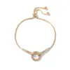 Glam Heart Shape Metal Plating Artificial Pearls Rhinestones Women's Bracelets
