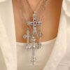 Wholesale Colored Diamond Cross Pendant