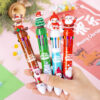 Wholesale Reindeer Santa Claus ten-color ballpoint pen