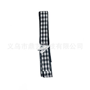 1m white and black webbing