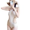 Wholesale 2025 New French Style Swimsuit Women's Summer High-end Style Waist Digging Sexy Slimming Backless Hot Spring Holiday Swimsuit for Women