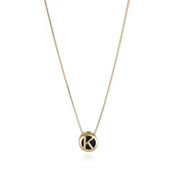 Wholesale 26 English Letters Inlaid with Zircon Pendant DIY Necklace Bracelet Pendant 18K Electroplated Letter Jewelry Accessories