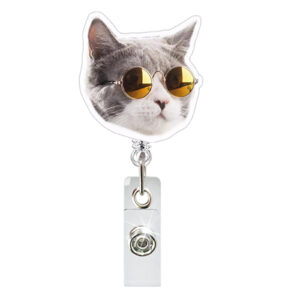 Blue and white glasses