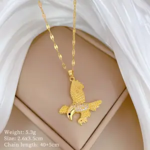 A505 Titanium Steel Chain Copper Pendant