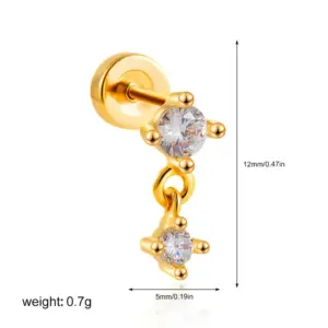 Gold Small Pendant (One Piece)