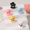 Wholesale Colorful Cute Cat Rubber Beads