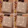 Wholesale 304 Stainless Steel Irregular PVD Coated Acrylic 18K Real Gold Plated Retro Simple Style Waterproof Non Tarnish Inlay Gold Earrings Necklace