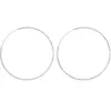Wholesale 1 Pair Simple Style Circle Plating Copper Earrings