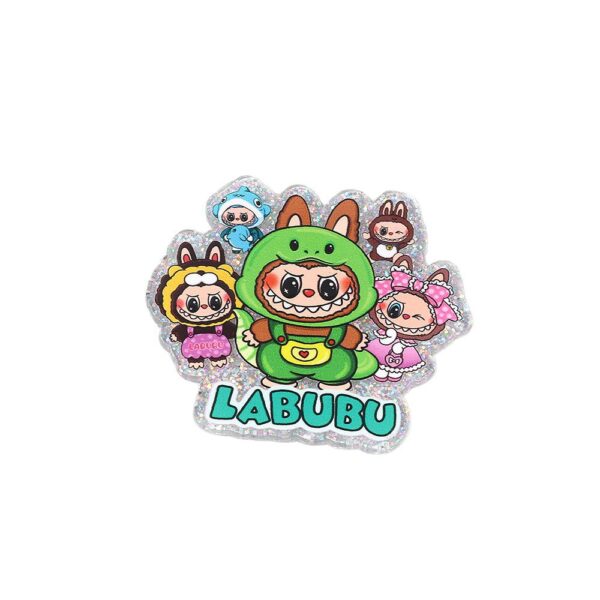 Wholesale New loose powder cross-border cartoon fabric cute jewelry acrylic pins adorable DIY patch accessories