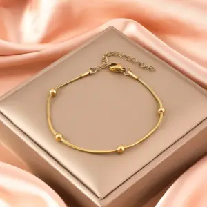 5#(1.2mm} Round Snake Bead Clip / Length 17 5cm