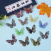 Wholesale New multi-color three-dimensional butterfly glue DIY handmade accessories earrings hair accessories necklace resin
