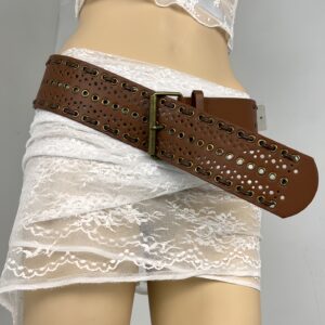 Hand-woven belt brown / 108cm