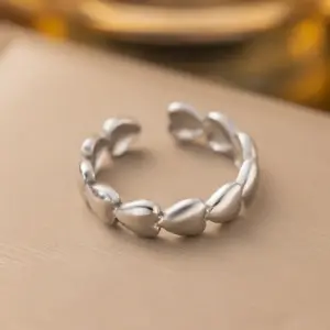 4 [Af20] 11 Love Rings / Steel Color