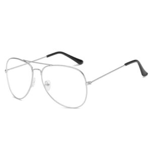 Silver frame white piece