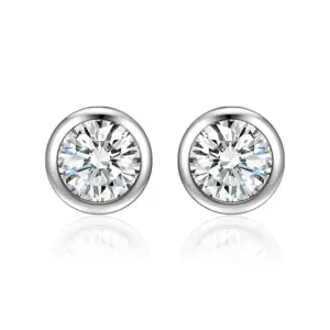 Classic Bubble Stud Earrings 1 Karat