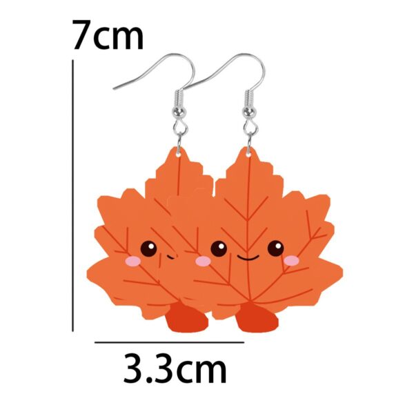 oly-0df9a46bb5fa659f4a170ec827e6b41f Wholesale Leather Fall Thanksgiving Maple Pumpkin Earrings