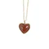 Heart Shape Titanium Steel Sweet IG Style Layered Necklaces Pendant Necklace
