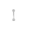 Wholesale Stainless Steel Lip And Eyebrow Studs Multi-Color Body Piercing Jewelry Diamond Inlaid Fashionable Unisex Round Design Women's Style