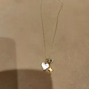 Mangxing Love Blue Diamond Necklace