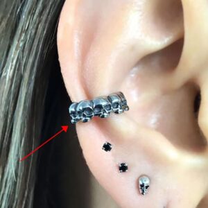 Skull earrings
