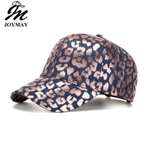 Wholesale Ladies fashion bronzing leopard print baseball cap cap color letter hot stamping Sun Hat sun hat B1086