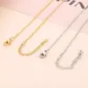 Wholesale 304 Stainless Steel Cartoon Character PVD Coated Artificial Diamond 18K Real Gold Plated Cute Waterproof Non Tarnish Plating Inlay Cable Chain Pendant Necklace