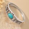Wholesale European and American fashion trendy women's classic flower grain bracelet turquoise ethnic jewelry wholesale manufacturers