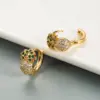 Fashion Pineapple Copper Artificial Gemstones Earrings