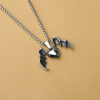 Wholesale Bat Love Cross Necklace with Stainless Steel Necklace for Pendant Clavicle Chain