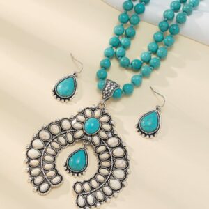 Ancient silver + Blue