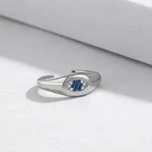 Q-J009 White Gold / Adjustable Opening