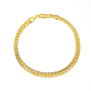 Wholesale Copper Plating Grain No Inlaid Copper Bracelets