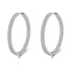 1 Pair Vintage Style Circle Solid Color Plating Inlay Copper Zircon Gold Plated Hoop Earrings