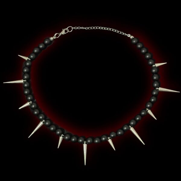 oly-0e58a564e0cebfd5c0061c7c9cea6085 Wholesale punk style cross Gothic necklace jewelry black pearl pendant necklace