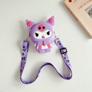 Purple Tie Kuromi Medium Bag