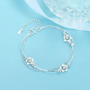 Plum Blossom Double-Layer Bracelet