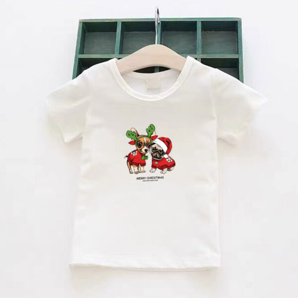 Wholesale Cartoon Santa Claus costume heat transfer