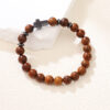 Wholesale Black Gallstone Cross Beaded Bracelet