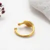 1 Piece Elegant Shiny Geometric Eye Snake Plating Inlay Copper Zircon Ear Cuffs