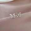 Electroplating Golden Plated Butterfly Titanium Steel Simple Style Ear Studs